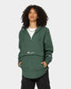 Champion Reverse Weave Boxy Anorak Hoodie Dark Green