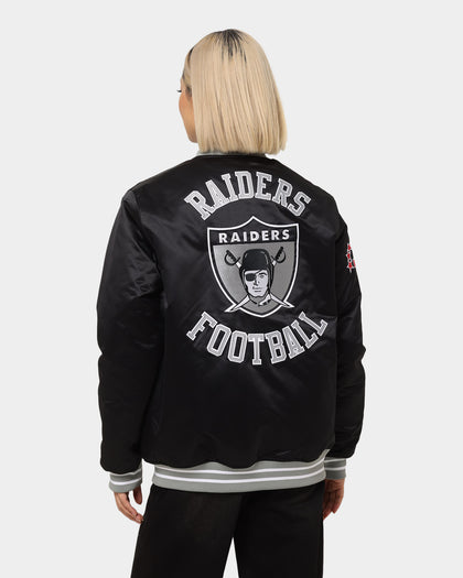 Mitchell & Ness Las Vegas Raiders Heavyweight Satin Jacket Black