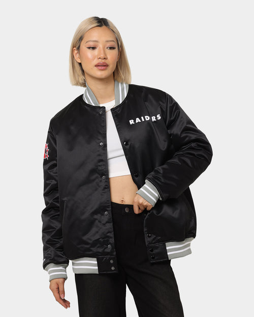Mitchell & Ness Las Vegas Raiders Heavyweight Satin Jacket Black