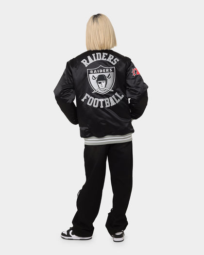 Mitchell & Ness Las Vegas Raiders Heavyweight Satin Jacket Black
