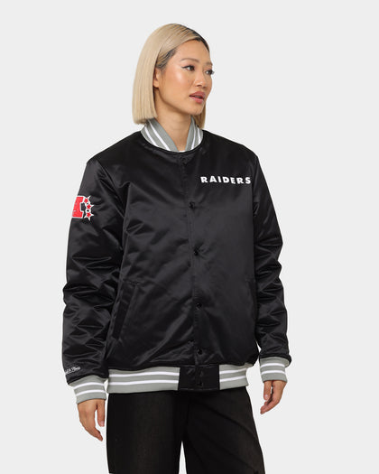 Mitchell & Ness Las Vegas Raiders Heavyweight Satin Jacket Black