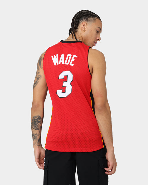 Mitchell & Ness Miami Heat Dwyane Wade #3 '05-'06 Road Jersey Red