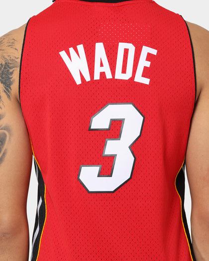 Mitchell & Ness Miami Heat Dwyane Wade #3 '05-'06 Road Jersey Red