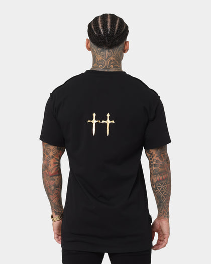 Saint Morta Bird Of Prey Lafayette T-Shirt Black/Gold