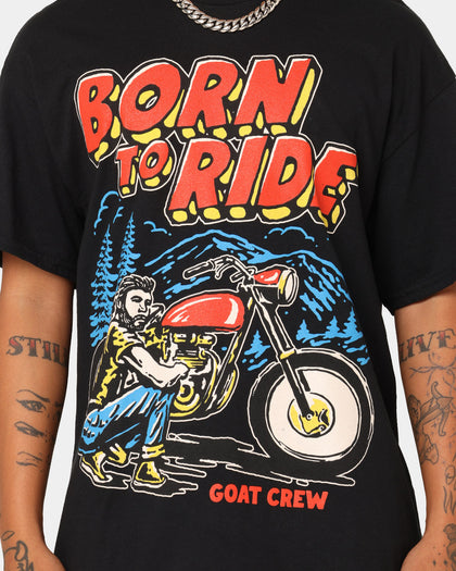 Goat Crew Born To Ride T-Shirt Black