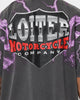 Loiter Lightning Eagle Vintage T-Shirt Charcoal