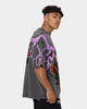 Loiter Lightning Eagle Vintage T-Shirt Charcoal