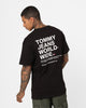 Tommy Jeans Worldwide Text T-Shirt Black