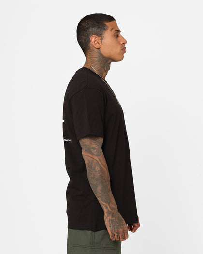 Tommy Jeans Worldwide Text T-Shirt Black