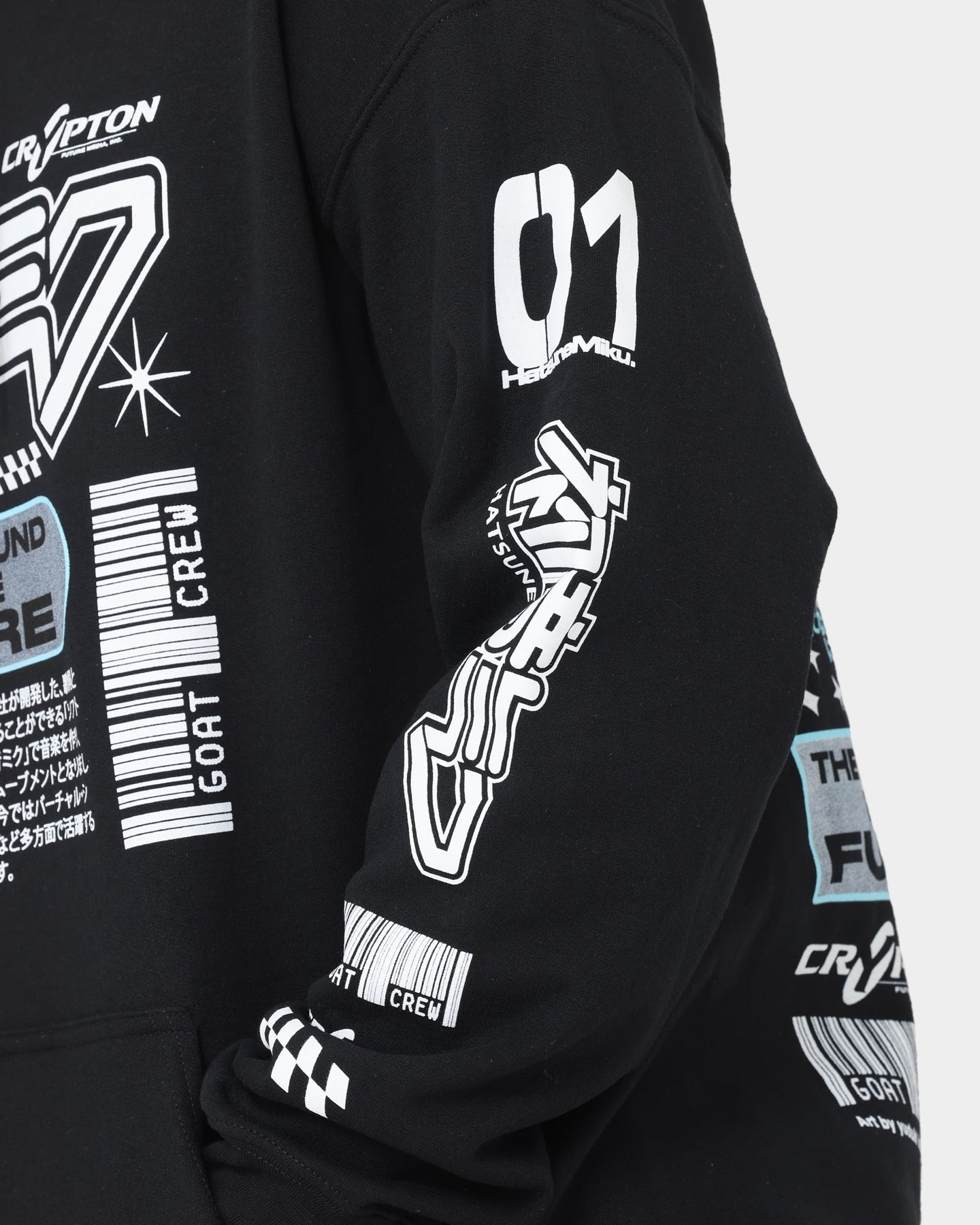 Goat Crew X Hatsune Miku Future Sound Hoodie Black | Culture Kings US
