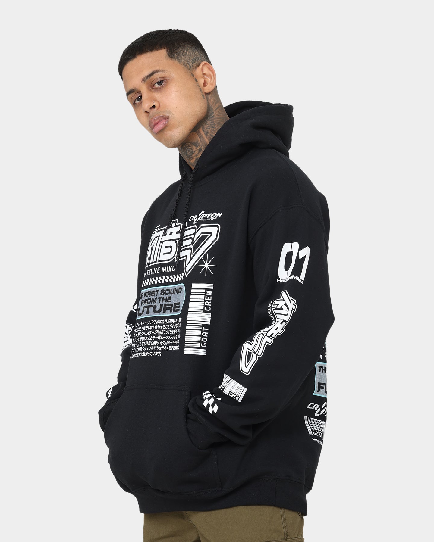 Goat Crew X Hatsune Miku Future Sound Hoodie Black | Culture Kings US