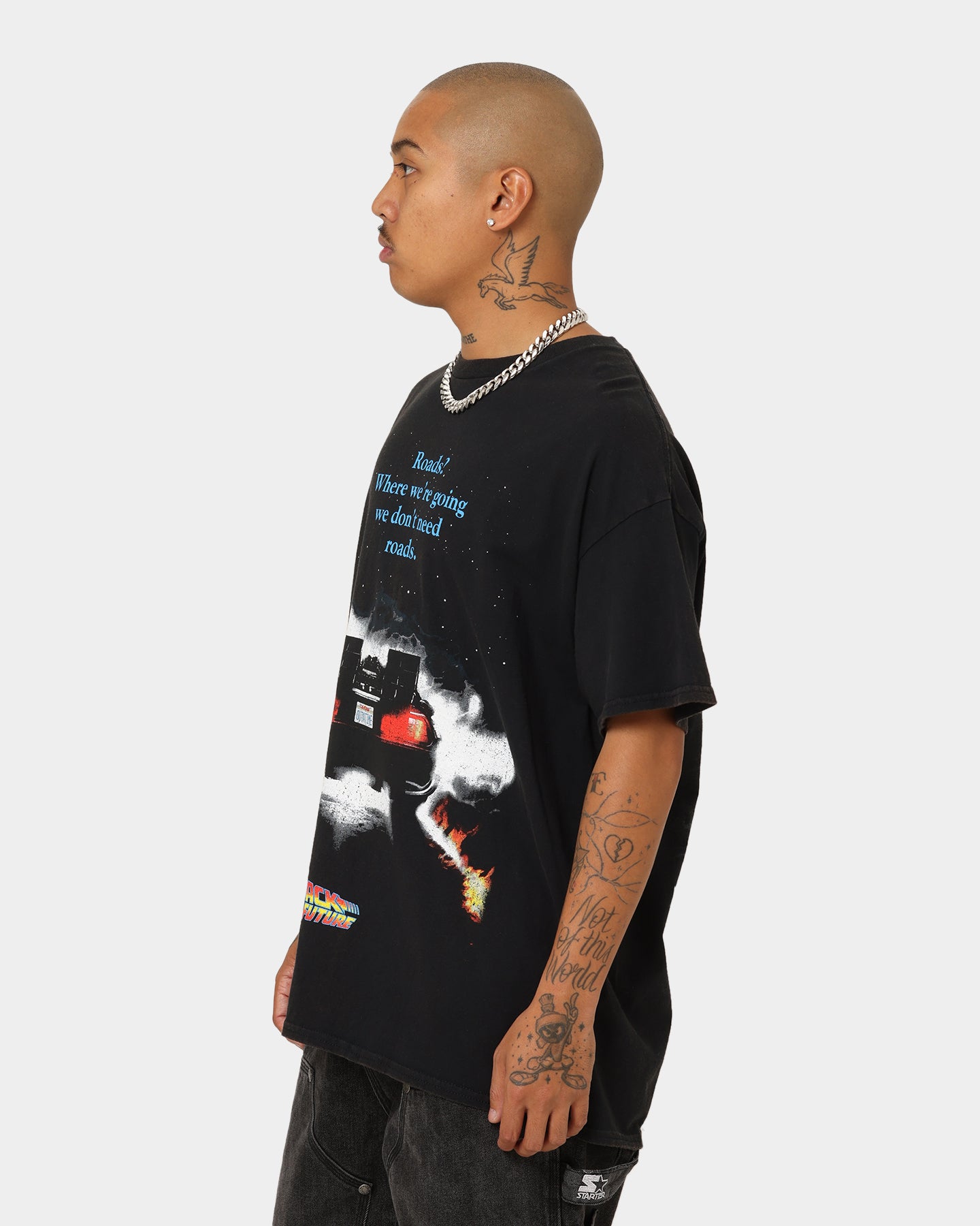 Tシャツ(半袖/袖なし) Amerivintage BACK TO THE FUTURE TEE Back to the Future North American Tour Key Art Tee – Araca Event Merch