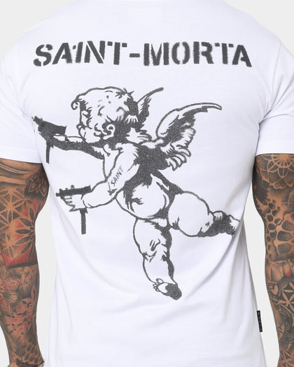 Saint Morta Lil Uzi El Duplo Short Sleeve T-Shirt White/Black