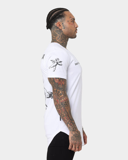 Saint Morta Lil Uzi El Duplo Short Sleeve T-Shirt White/Black