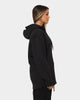 Calvin Klein Women's Woven Label Oversized Hoodie Ck Black/Bright White