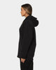 Calvin Klein Women's Woven Label Oversized Hoodie Ck Black/Bright White