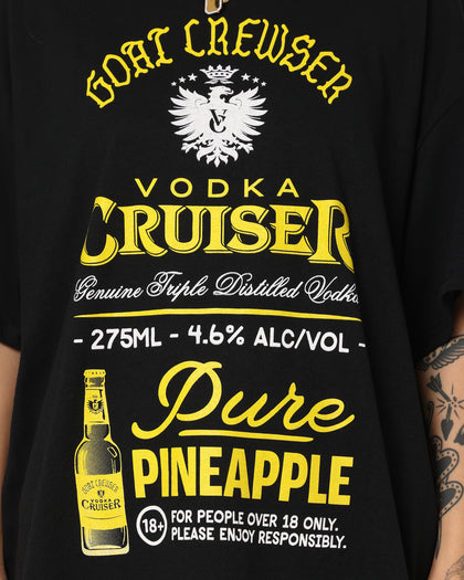 Goat Crew Goat Crew X Vodka Cruiser Pure Pineapple Cruiser T-Shirt Black