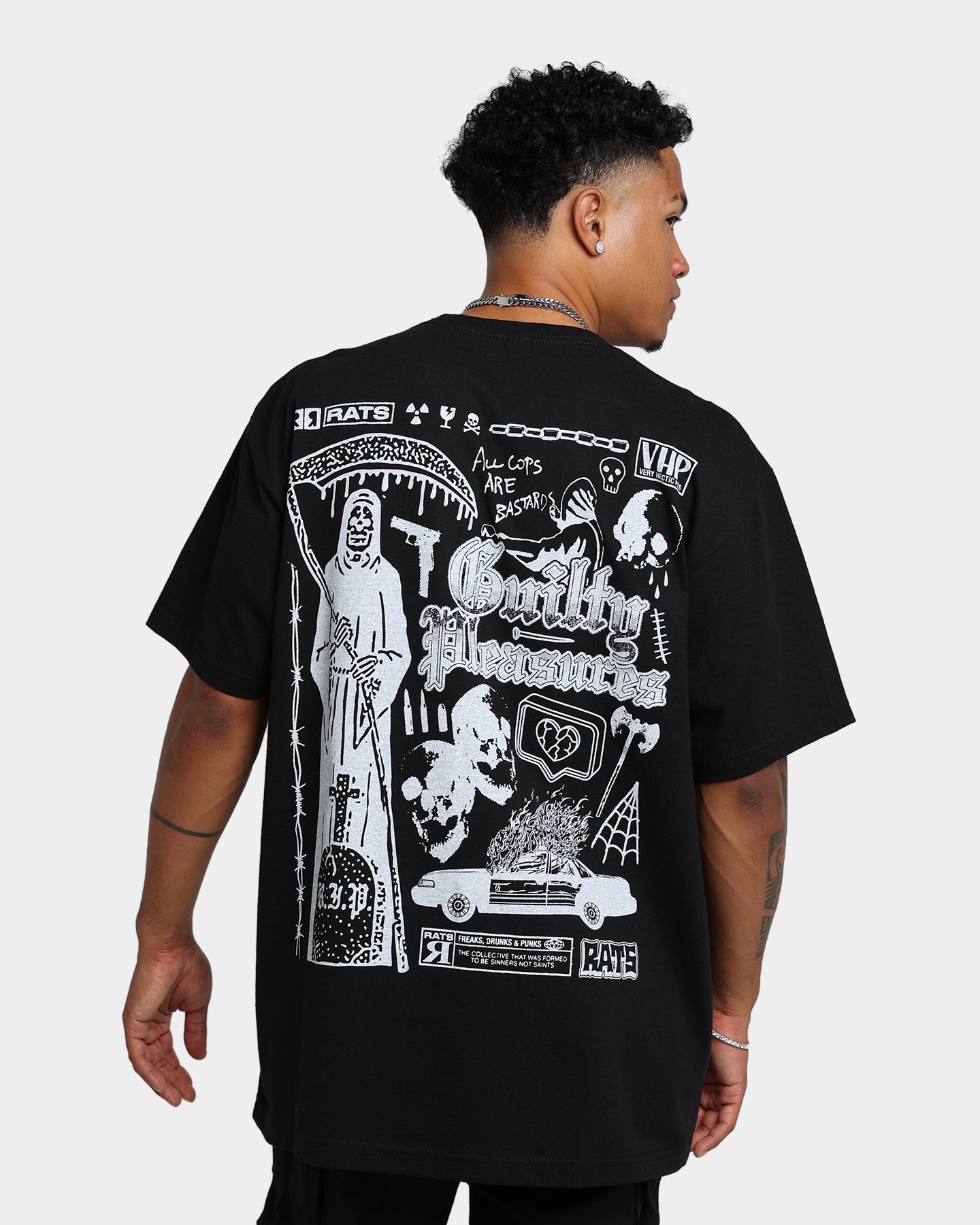 Rats Get Fat Guilty Pleasures T-Shirt Black | Culture Kings US
