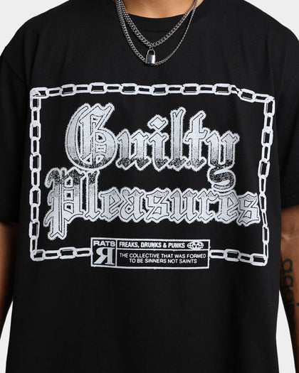 Rats Get Fat Guilty Pleasures T-Shirt Black
