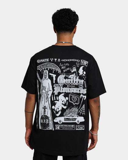 Rats Get Fat Guilty Pleasures T-Shirt Black