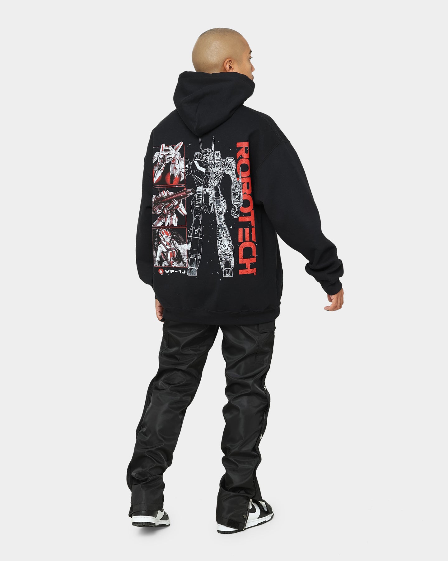 American Thrift X Robotech VF1J Hoodie Black | Culture Kings US