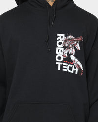 American Thrift X Robotech VF1J Hoodie Black