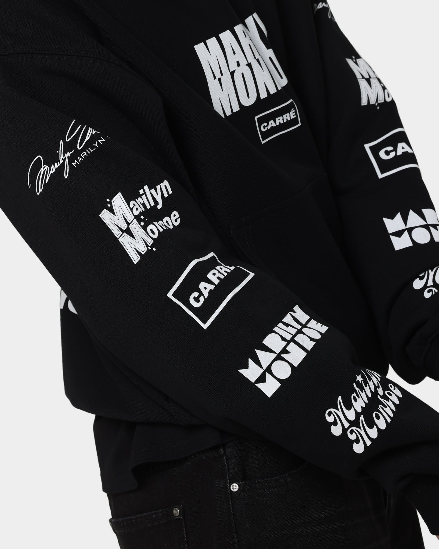 Carré X Marilyn Monroe Bold Is Beautiful Hoodie Black | Culture Carré X Marilyn Monroe Bold Is Beautiful Hoodie Black | Culture
