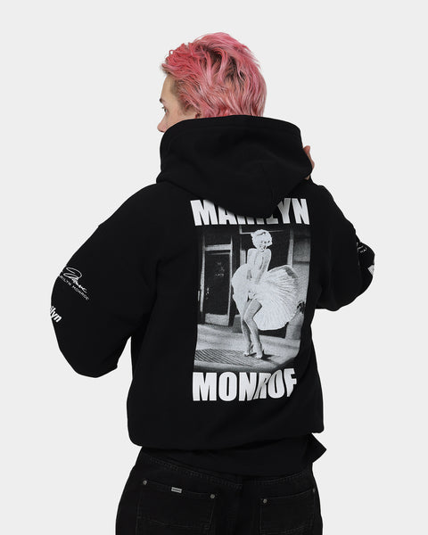 Marilyn Monroe × mastermind JAPAN Hoodie Carré X Marilyn Monroe Bold Is Beautiful Hoodie Black | Culture