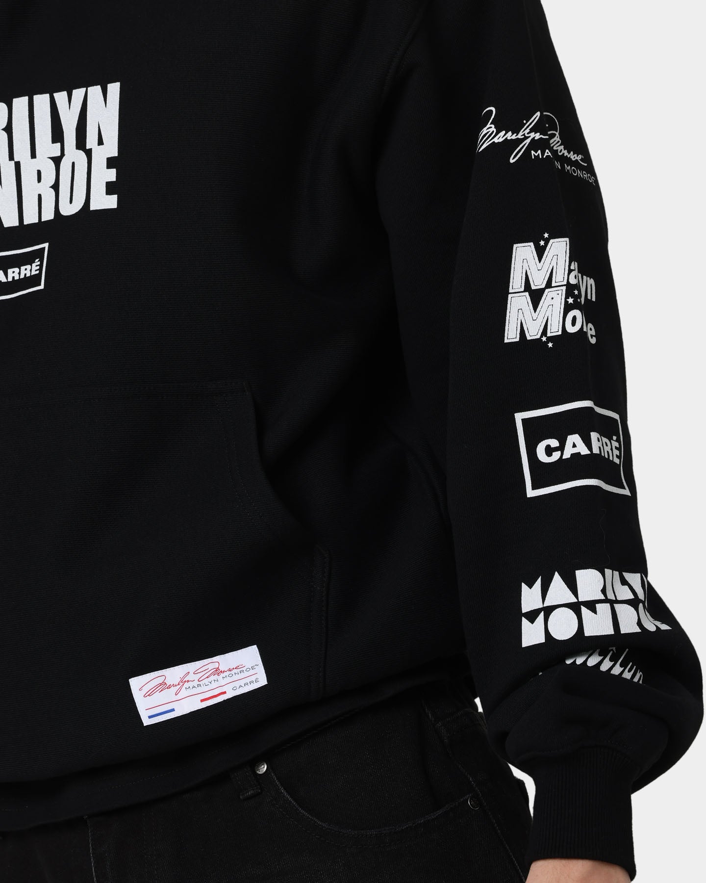 Carré X Marilyn Monroe Bold Is Beautiful Hoodie Black | Culture Carré X Marilyn Monroe Bold Is Beautiful Hoodie Black | Culture