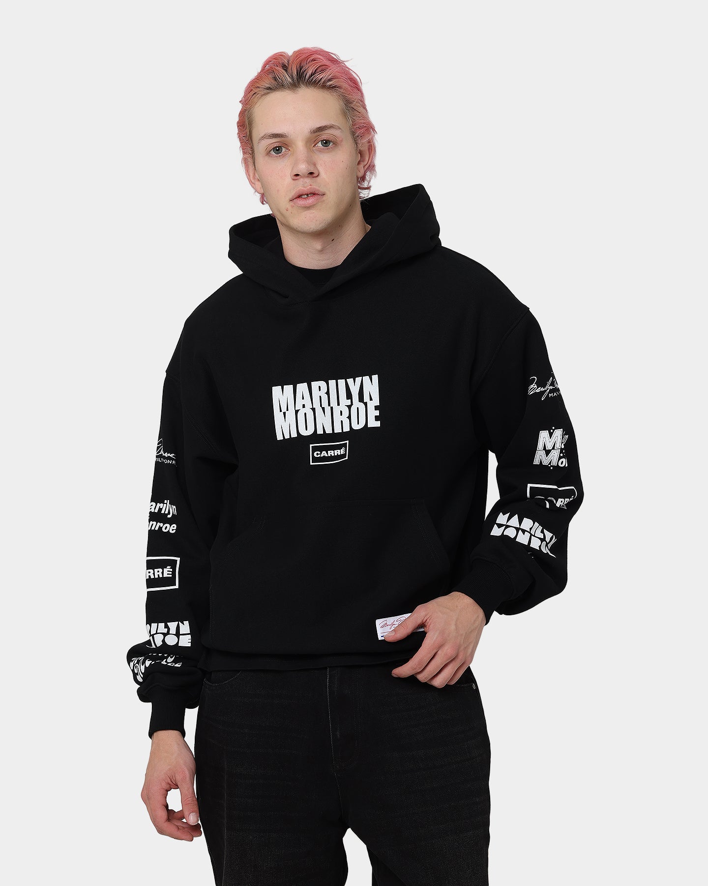 Carré X Marilyn Monroe Bold Is Beautiful Hoodie Black | Culture Carré X Marilyn Monroe Bold Is Beautiful Hoodie Black | Culture