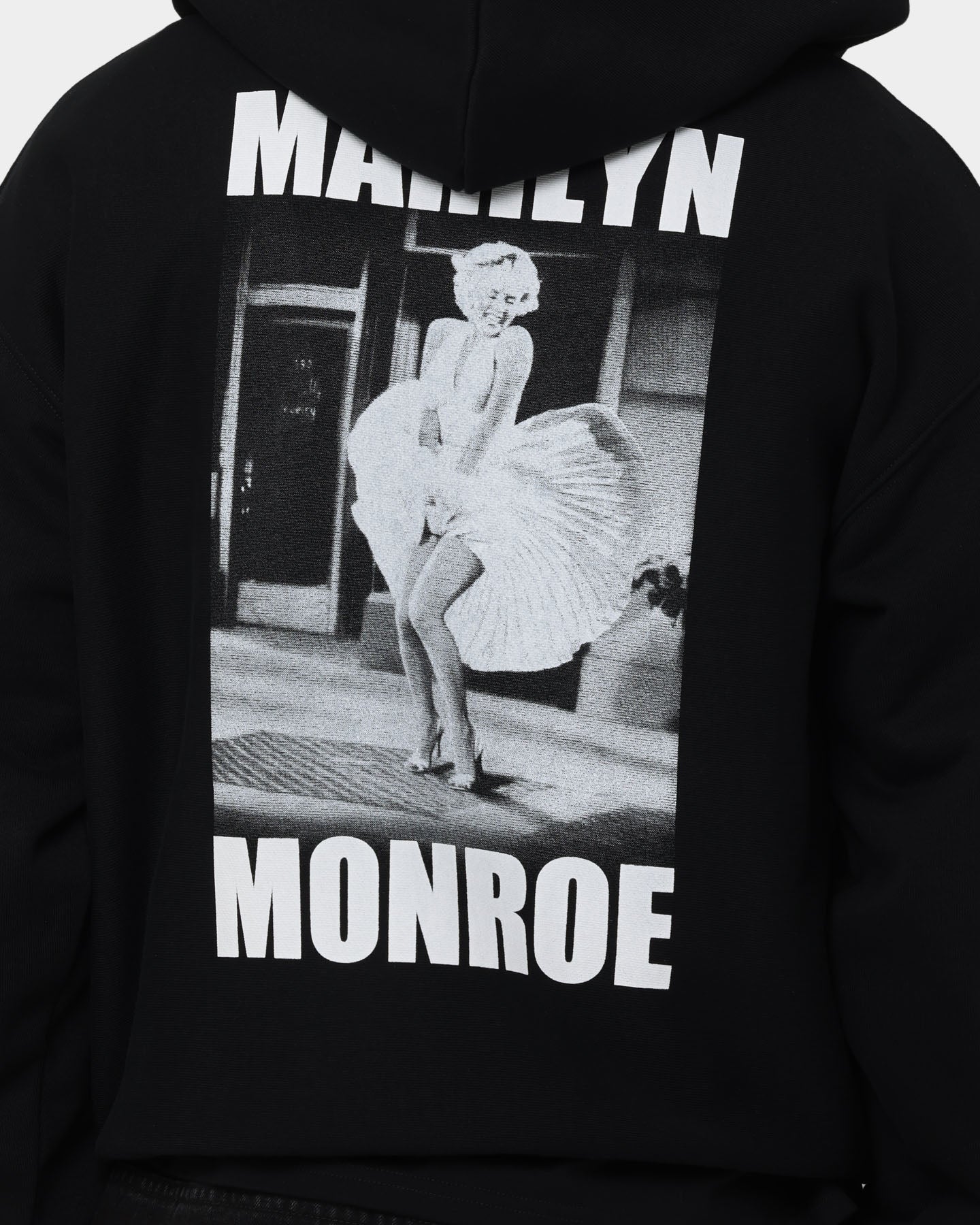 Marilyn Monroe film パーカー Marilyn Monroe Portrait Signature Zip-Up Hoodie - California