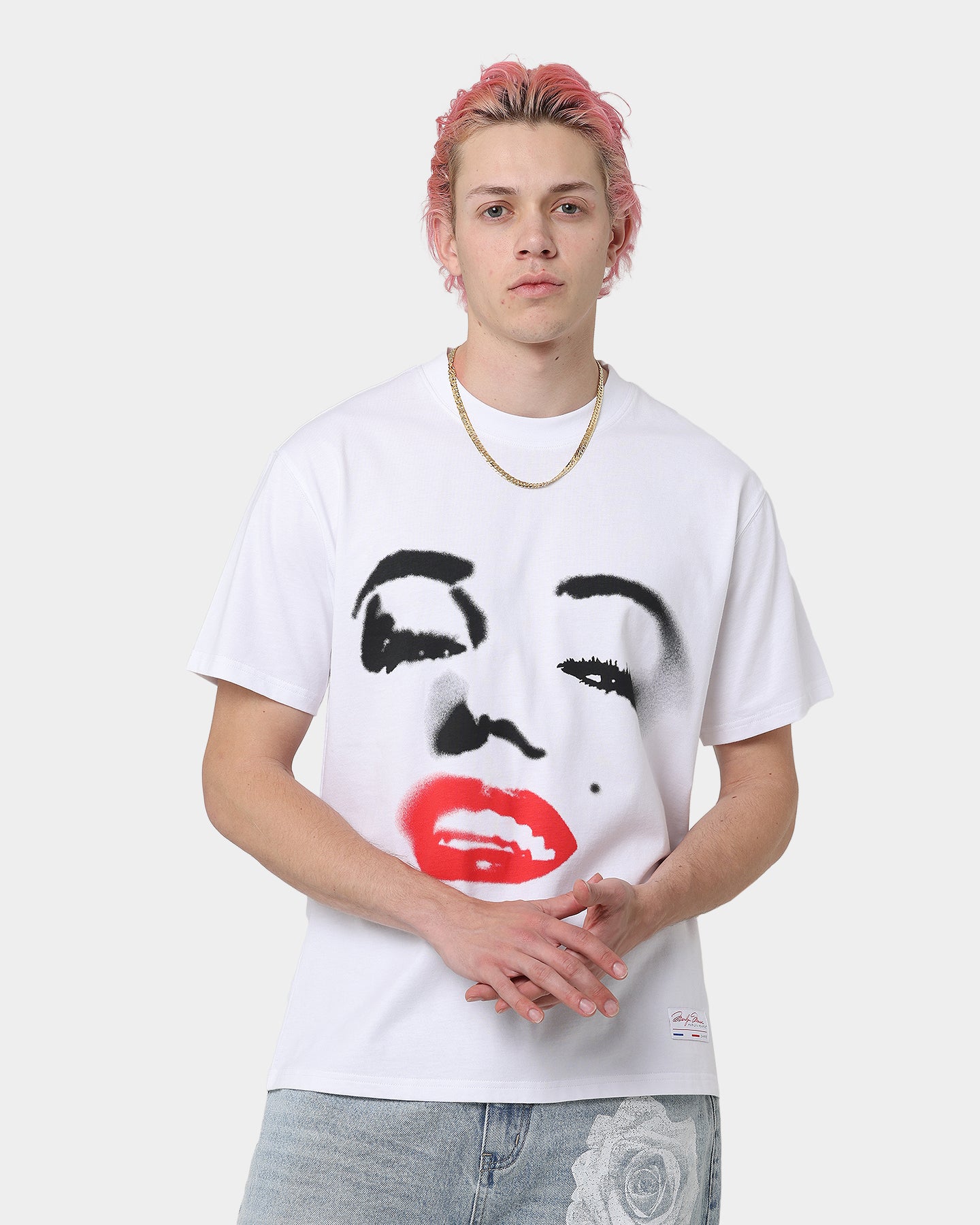 Marilyn Monroe Lip Tシャツ （M　WHITE） THEATER8 × mastermind × Marilyn Monroe(シアターエイト × マスター