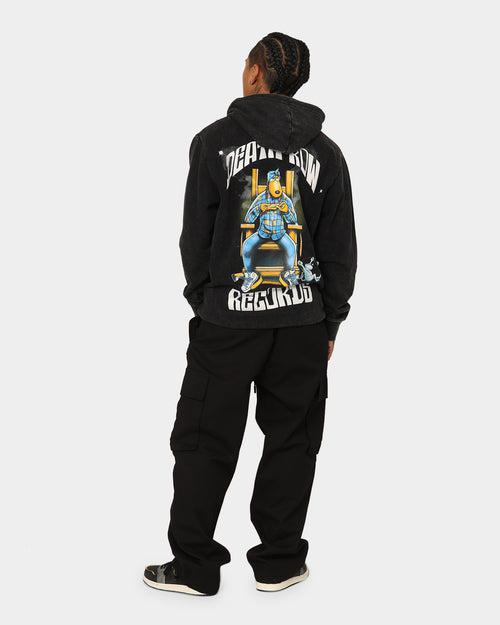 Deathrow Records Still Smokin Sublimated Hoodie Black