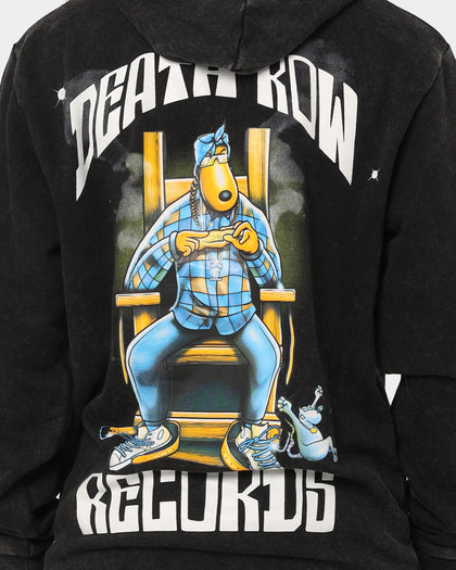 Deathrow Records Still Smokin Sublimated Hoodie Black