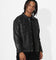Saint Morta Oversized Leather Trucker Jacket Black