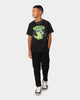 Shortie X Rugrats Kids' Reptar Vintage T-Shirt Black Wash