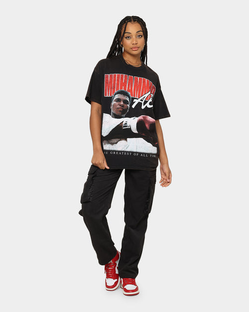 Goat Crew X Muhammad Ali Ringer Vintage T-Shirt Black Wash