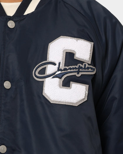 Champion Collegiate Heritage Letterman Jacket Navy