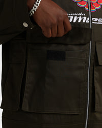 Homesick Formula Cargo Jacket Olive