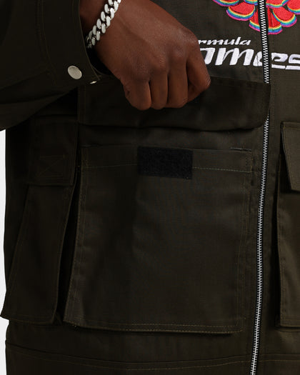 Homesick Formula Cargo Jacket Olive