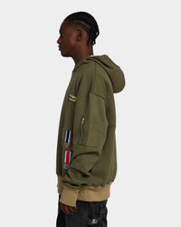 Homesick Honor Hoodie Olive