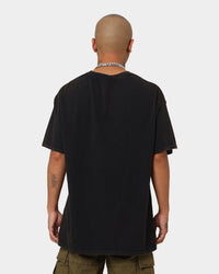 Goat Crew X Stranger Things Eddie Vintage T-Shirt Black Wash
