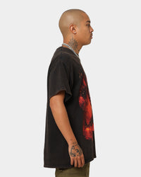 Goat Crew X Stranger Things Steve Vintage T-Shirt Black Wash
