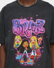 American Thrift X Bratz Bratz Logo Group Heavyweight Vintage T-Shirt Black Wash