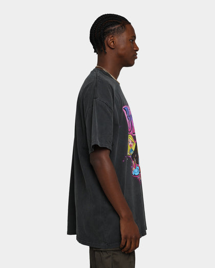 American Thrift X Bratz Bratz Logo Group Heavyweight Vintage T-Shirt Black Wash