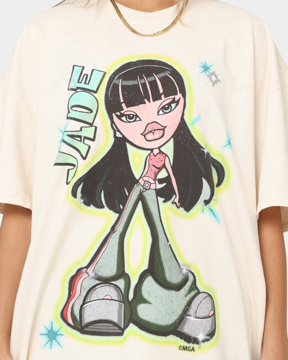 American Thrift X Bratz Jade Heavyweight Vintage T-Shirt Off White