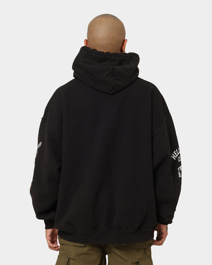 Goat Crew X Stranger Things Eddie Vintage Hoodie Black Wash