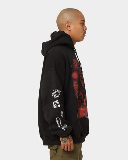 Goat Crew X Stranger Things Eddie Vintage Hoodie Black Wash