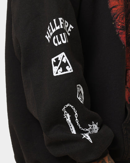 Goat Crew X Stranger Things Eddie Vintage Hoodie Black Wash