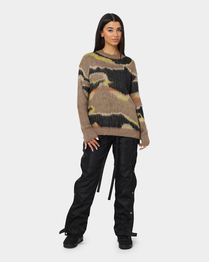 MNML Big Camo Sweatshirt Olive